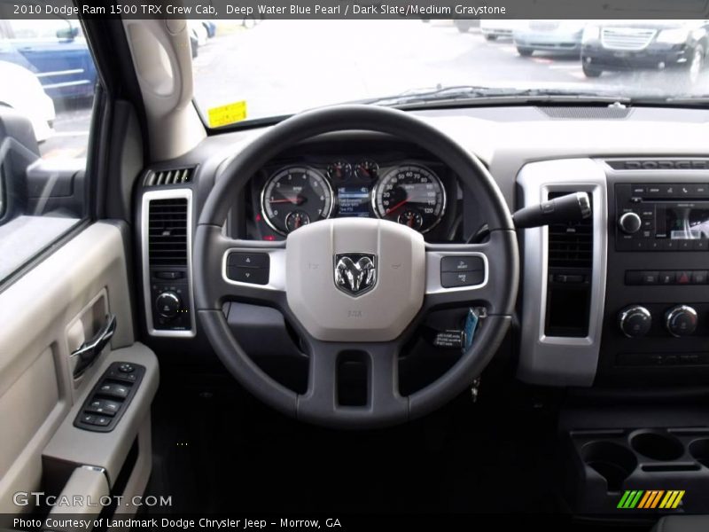 Deep Water Blue Pearl / Dark Slate/Medium Graystone 2010 Dodge Ram 1500 TRX Crew Cab