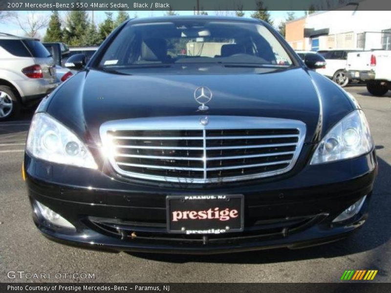 Black / Black 2007 Mercedes-Benz S 550 4Matic Sedan