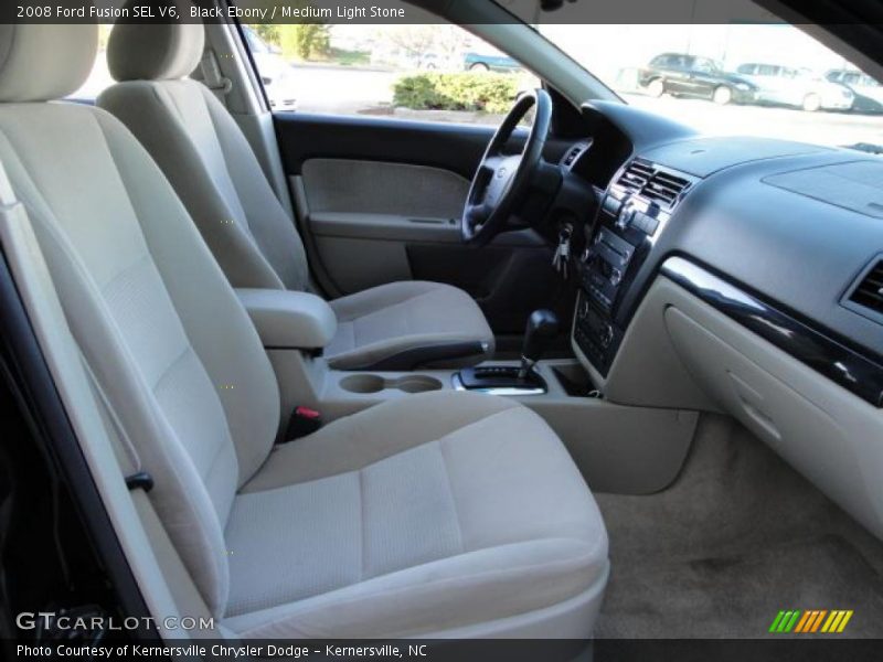 Black Ebony / Medium Light Stone 2008 Ford Fusion SEL V6