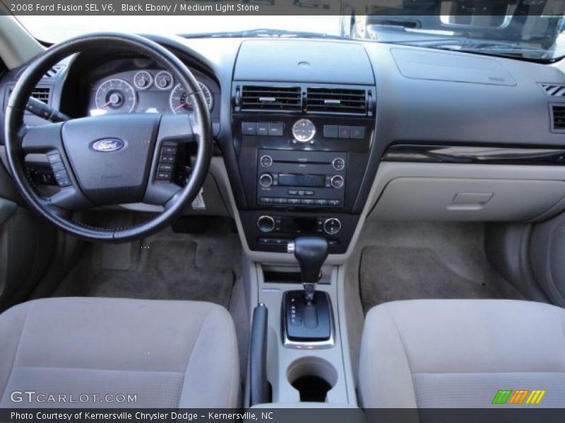 Black Ebony / Medium Light Stone 2008 Ford Fusion SEL V6