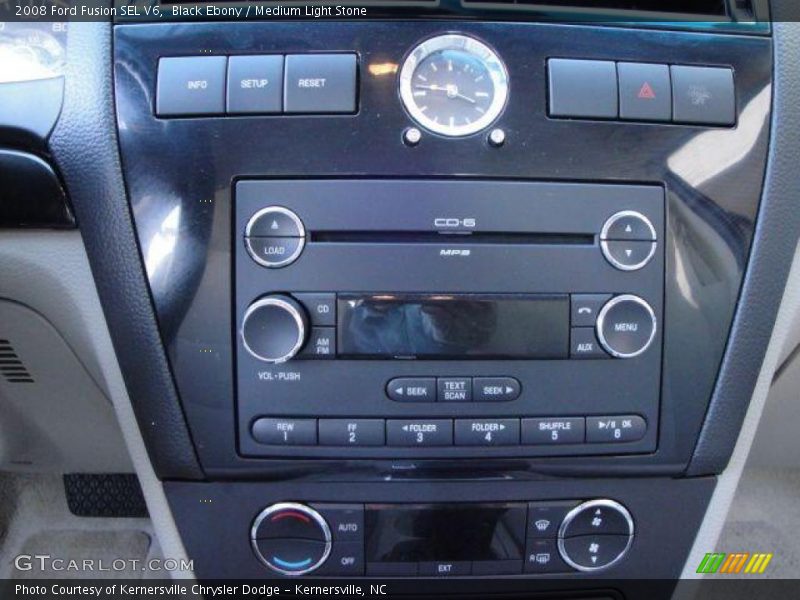 Black Ebony / Medium Light Stone 2008 Ford Fusion SEL V6