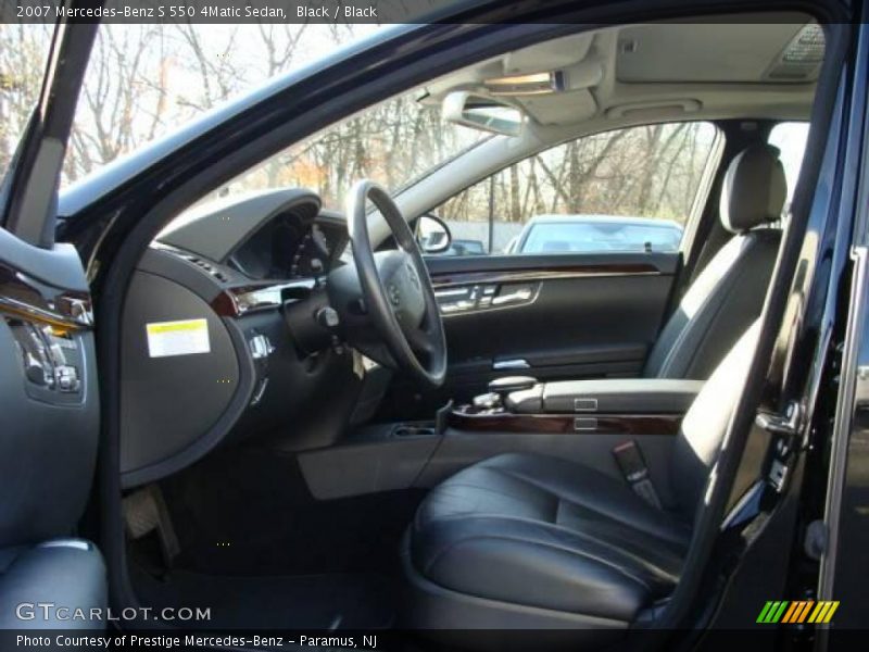 Black / Black 2007 Mercedes-Benz S 550 4Matic Sedan