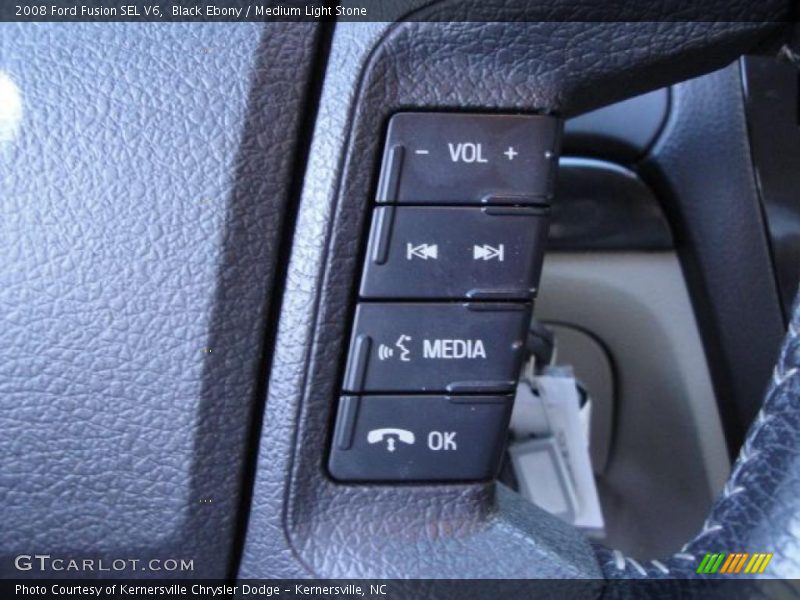 Black Ebony / Medium Light Stone 2008 Ford Fusion SEL V6