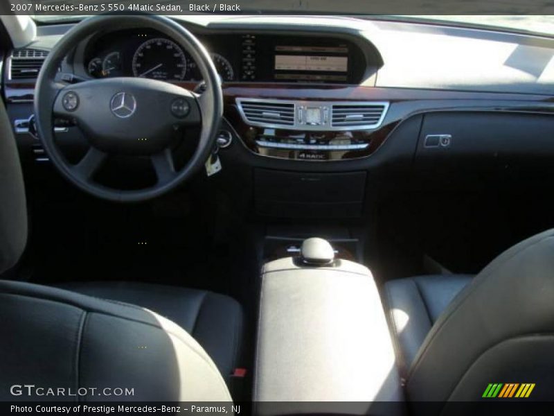 Black / Black 2007 Mercedes-Benz S 550 4Matic Sedan
