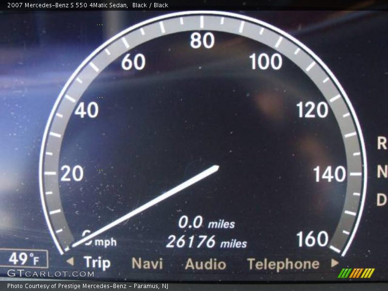 Black / Black 2007 Mercedes-Benz S 550 4Matic Sedan