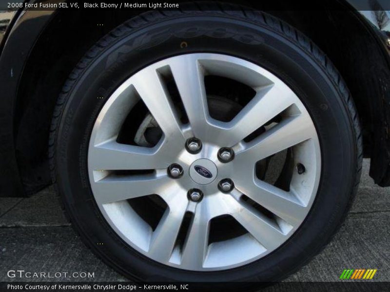 Black Ebony / Medium Light Stone 2008 Ford Fusion SEL V6