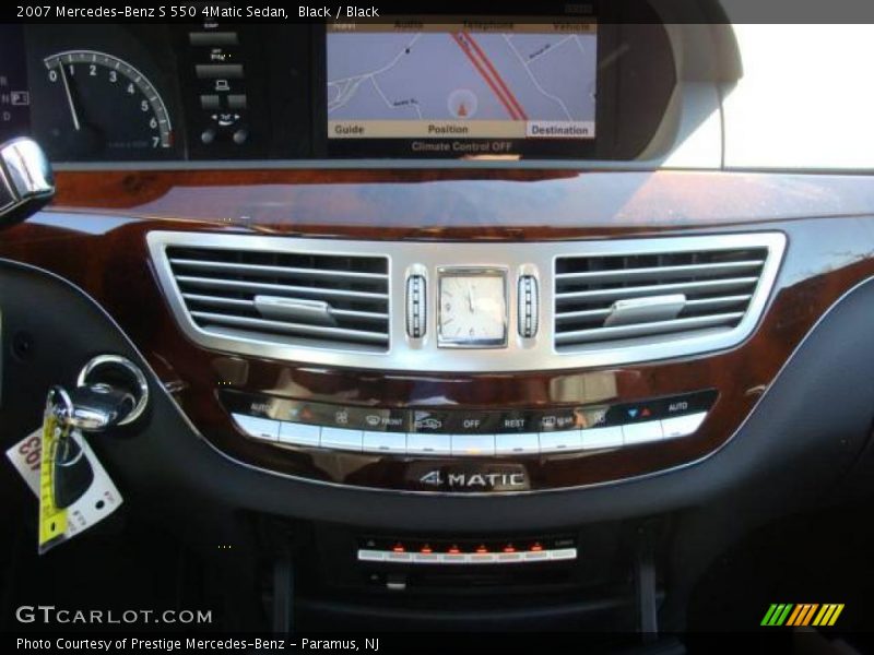 Black / Black 2007 Mercedes-Benz S 550 4Matic Sedan