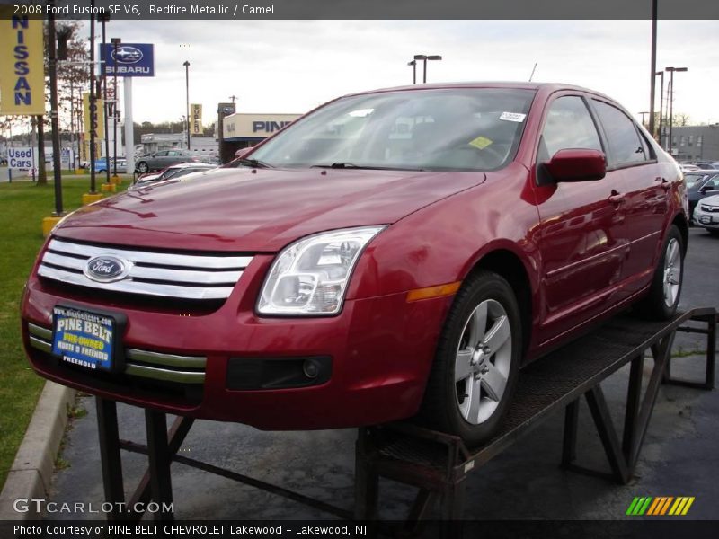 Redfire Metallic / Camel 2008 Ford Fusion SE V6