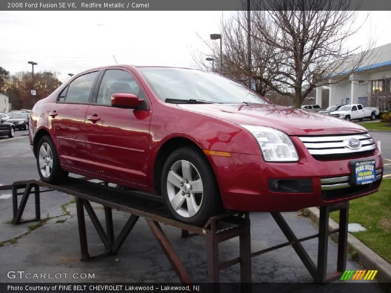 Redfire Metallic / Camel 2008 Ford Fusion SE V6