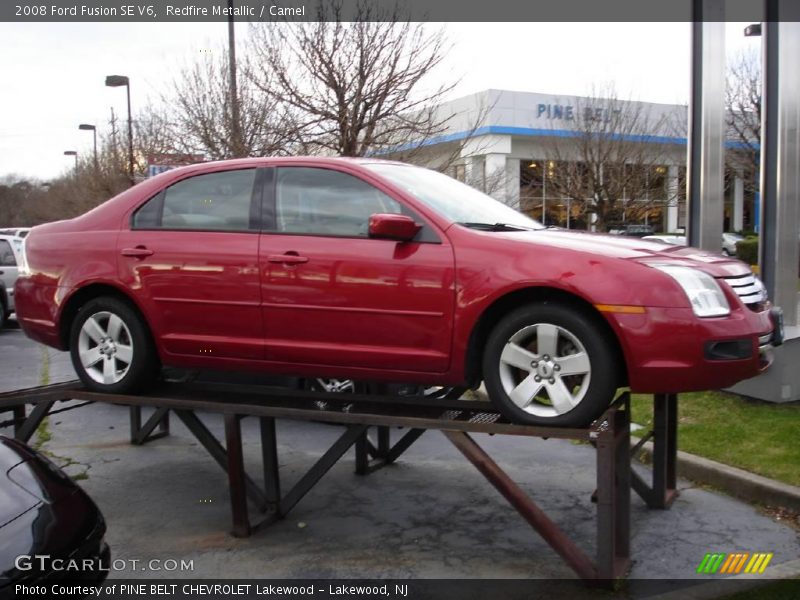 Redfire Metallic / Camel 2008 Ford Fusion SE V6