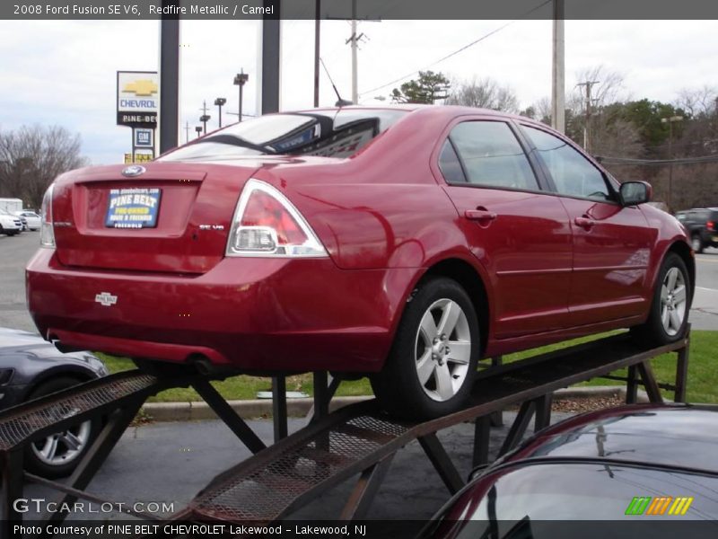 Redfire Metallic / Camel 2008 Ford Fusion SE V6