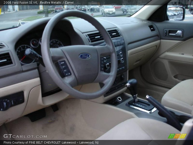 Redfire Metallic / Camel 2008 Ford Fusion SE V6