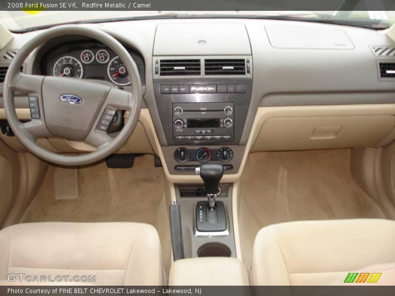 Redfire Metallic / Camel 2008 Ford Fusion SE V6