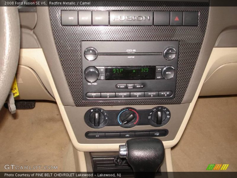 Redfire Metallic / Camel 2008 Ford Fusion SE V6