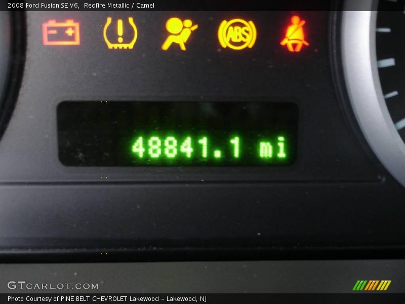 Redfire Metallic / Camel 2008 Ford Fusion SE V6