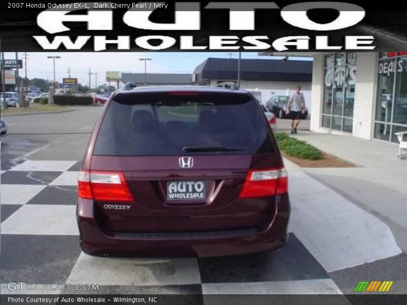Dark Cherry Pearl / Ivory 2007 Honda Odyssey EX-L