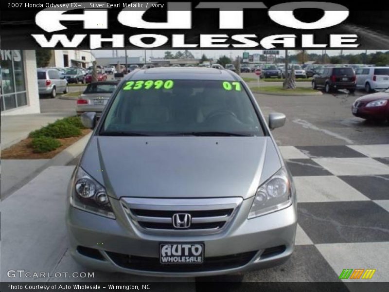 Silver Pearl Metallic / Ivory 2007 Honda Odyssey EX-L