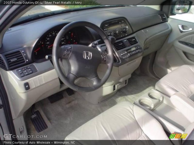 Silver Pearl Metallic / Ivory 2007 Honda Odyssey EX-L