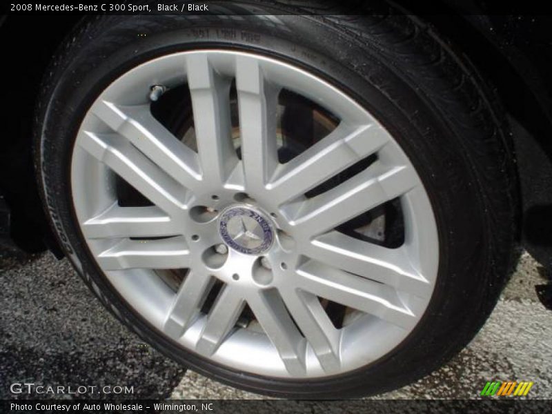 Black / Black 2008 Mercedes-Benz C 300 Sport