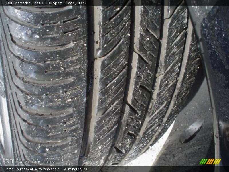 Black / Black 2008 Mercedes-Benz C 300 Sport