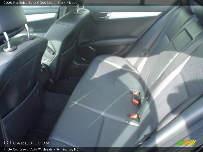 Black / Black 2008 Mercedes-Benz C 300 Sport