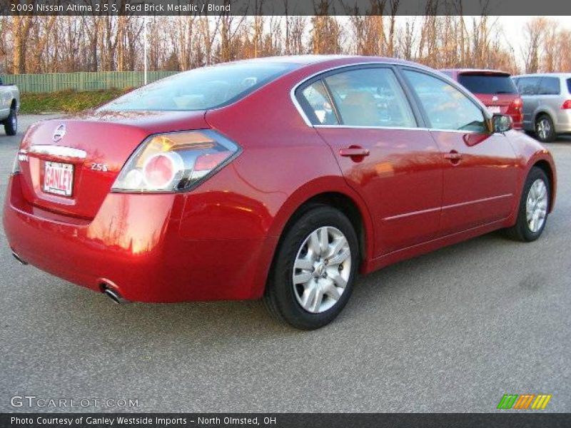 Red Brick Metallic / Blond 2009 Nissan Altima 2.5 S