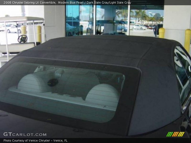 Modern Blue Pearl / Dark Slate Gray/Light Slate Gray 2008 Chrysler Sebring LX Convertible