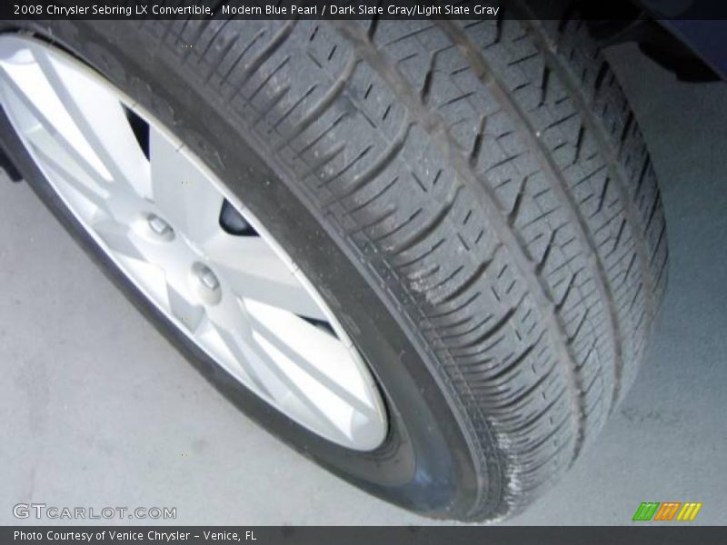 Modern Blue Pearl / Dark Slate Gray/Light Slate Gray 2008 Chrysler Sebring LX Convertible