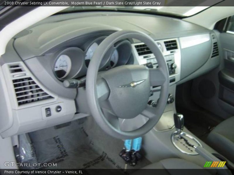 Modern Blue Pearl / Dark Slate Gray/Light Slate Gray 2008 Chrysler Sebring LX Convertible
