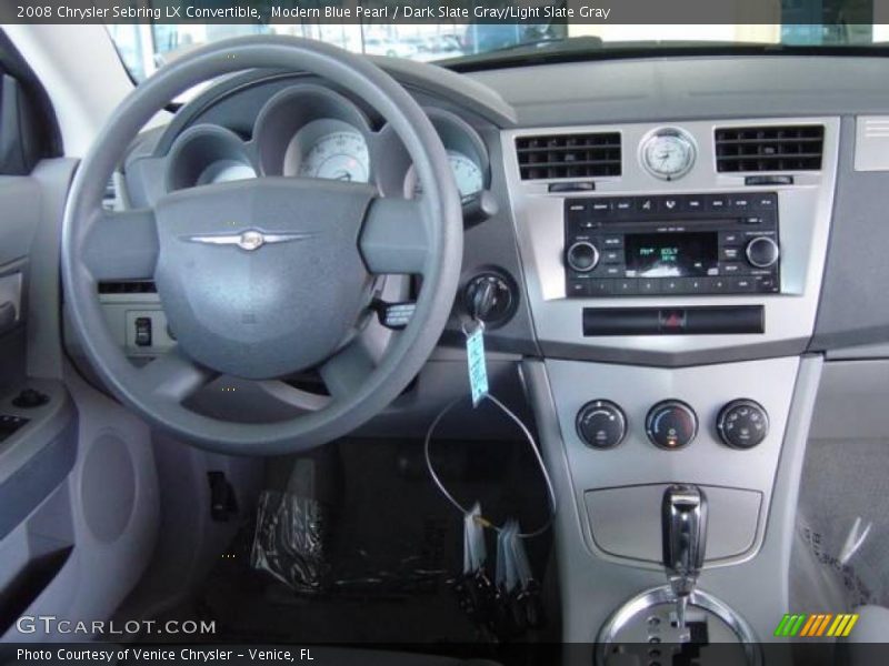 Modern Blue Pearl / Dark Slate Gray/Light Slate Gray 2008 Chrysler Sebring LX Convertible