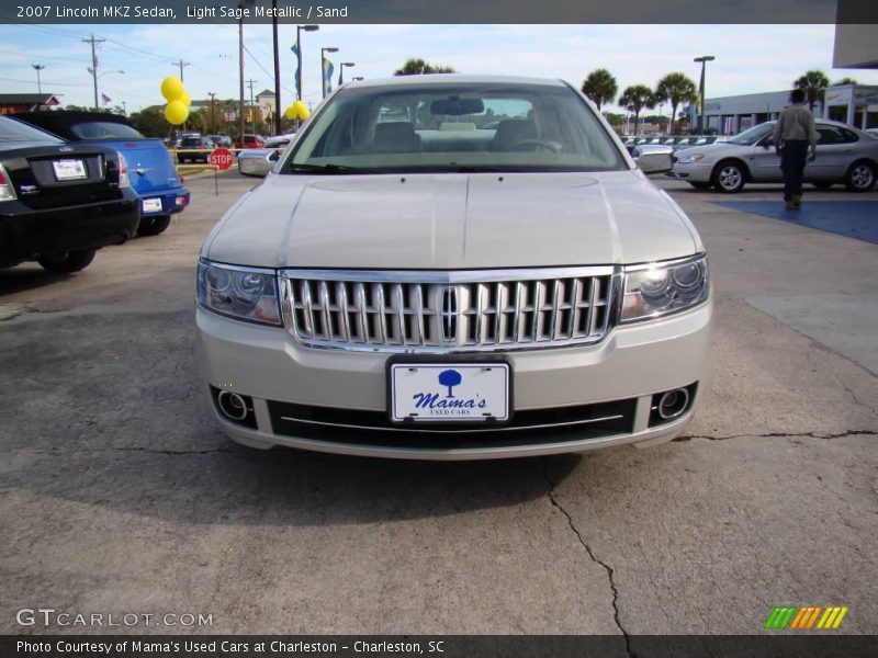 Light Sage Metallic / Sand 2007 Lincoln MKZ Sedan