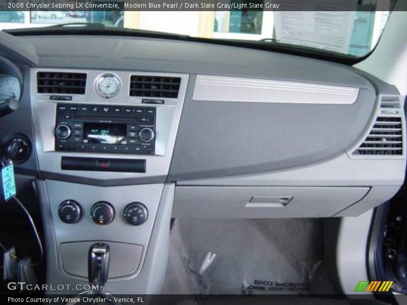 Modern Blue Pearl / Dark Slate Gray/Light Slate Gray 2008 Chrysler Sebring LX Convertible
