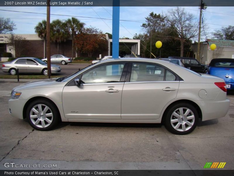 Light Sage Metallic / Sand 2007 Lincoln MKZ Sedan