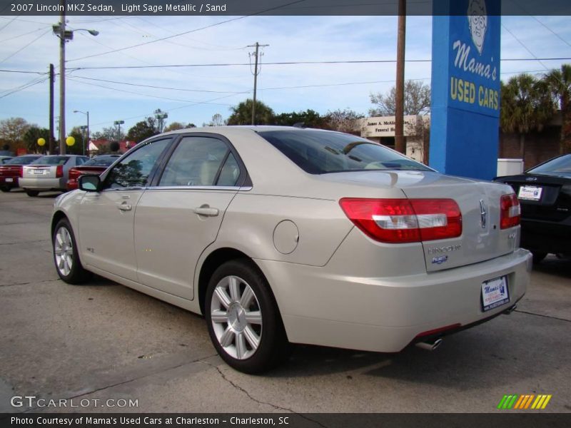 Light Sage Metallic / Sand 2007 Lincoln MKZ Sedan