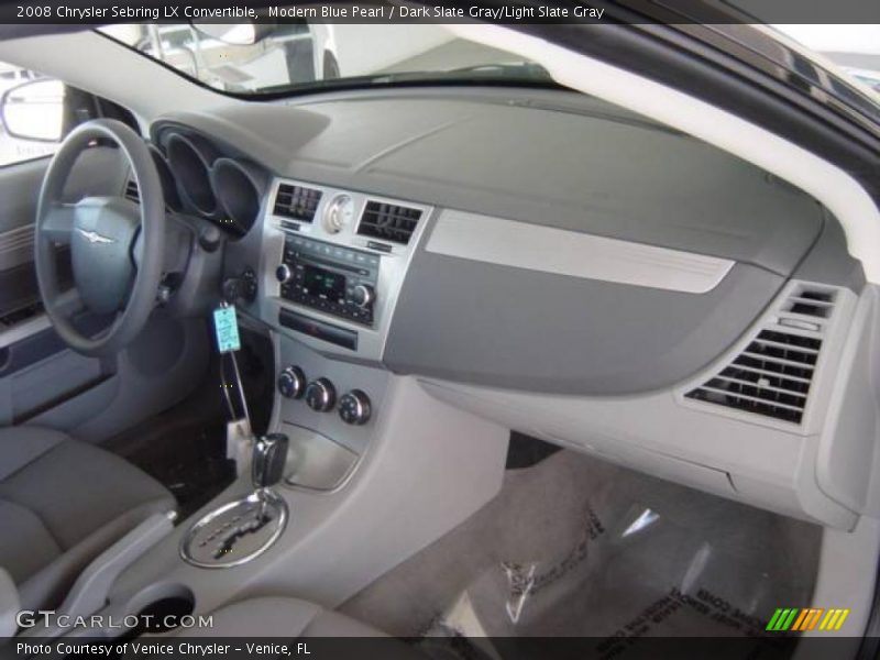 Modern Blue Pearl / Dark Slate Gray/Light Slate Gray 2008 Chrysler Sebring LX Convertible