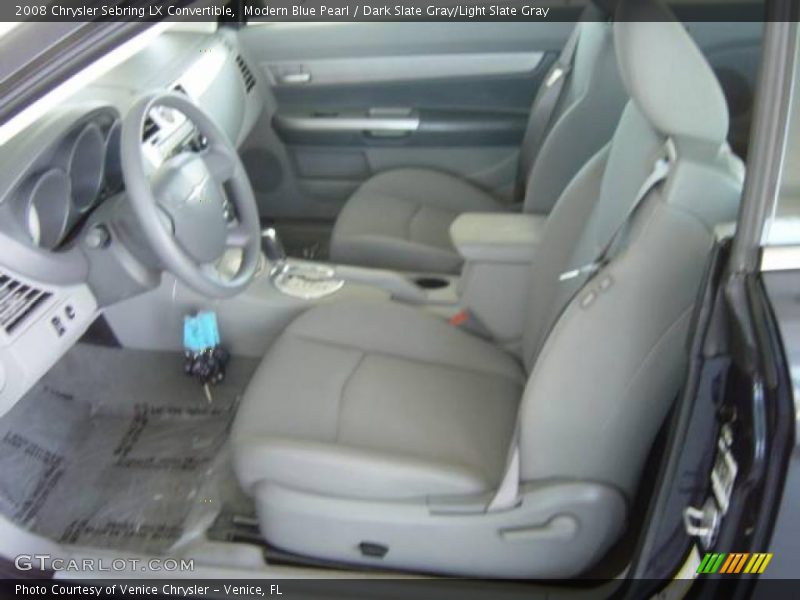 Modern Blue Pearl / Dark Slate Gray/Light Slate Gray 2008 Chrysler Sebring LX Convertible