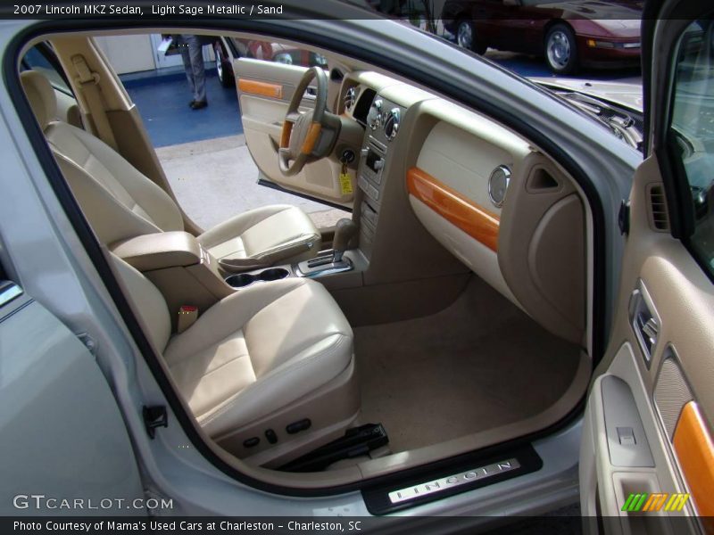 Light Sage Metallic / Sand 2007 Lincoln MKZ Sedan