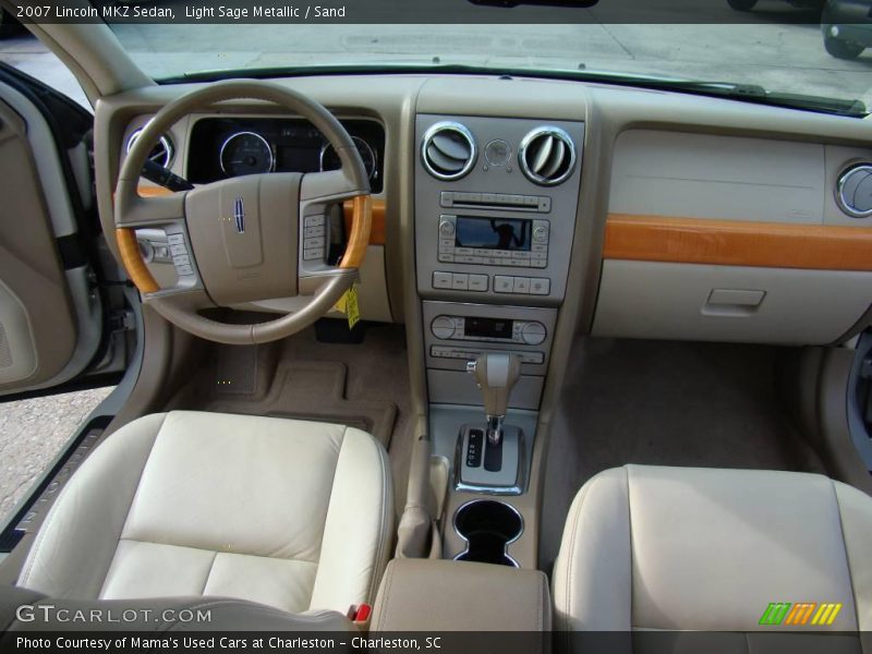 Light Sage Metallic / Sand 2007 Lincoln MKZ Sedan