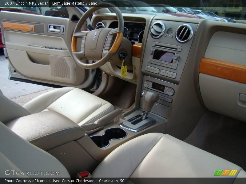 Light Sage Metallic / Sand 2007 Lincoln MKZ Sedan
