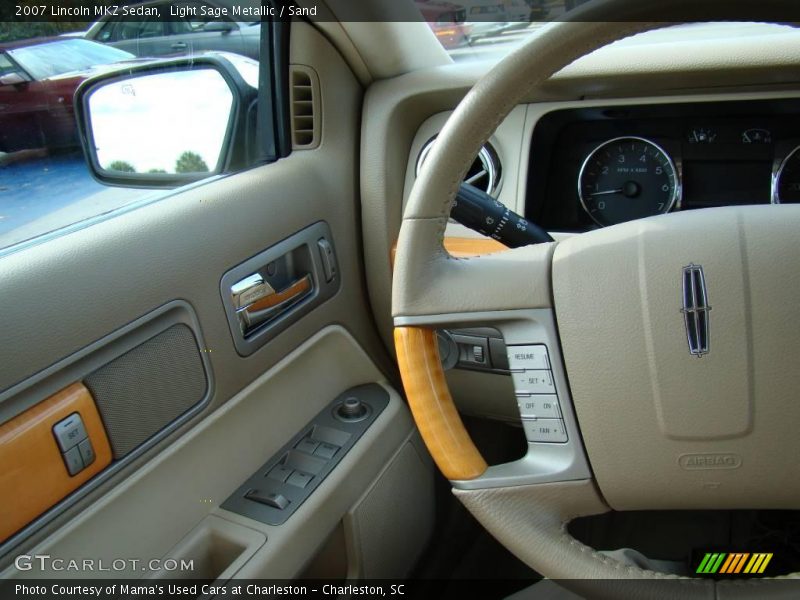 Light Sage Metallic / Sand 2007 Lincoln MKZ Sedan