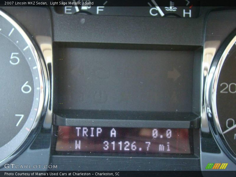 Light Sage Metallic / Sand 2007 Lincoln MKZ Sedan