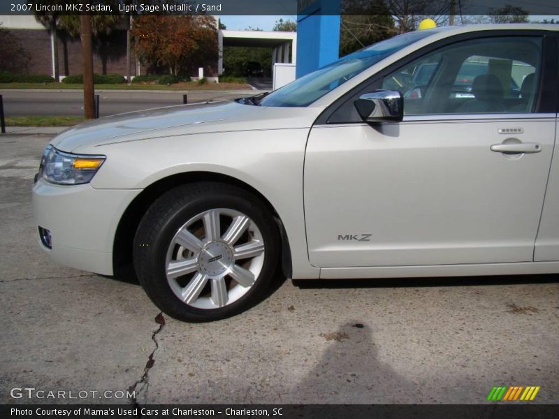 Light Sage Metallic / Sand 2007 Lincoln MKZ Sedan