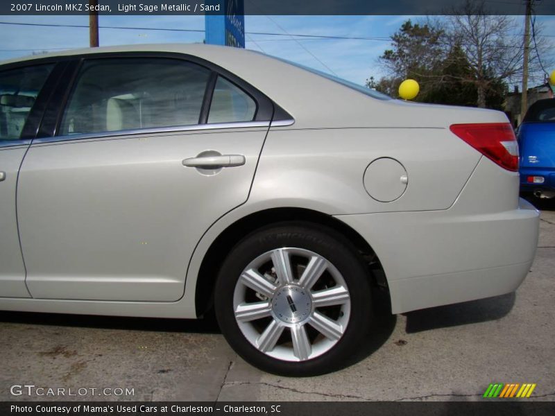 Light Sage Metallic / Sand 2007 Lincoln MKZ Sedan