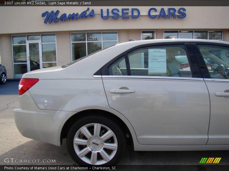Light Sage Metallic / Sand 2007 Lincoln MKZ Sedan