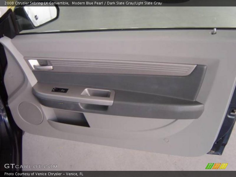 Modern Blue Pearl / Dark Slate Gray/Light Slate Gray 2008 Chrysler Sebring LX Convertible