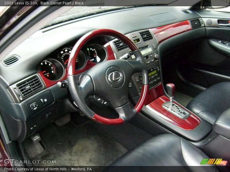 Black Garnet Pearl / Black 2003 Lexus ES 300