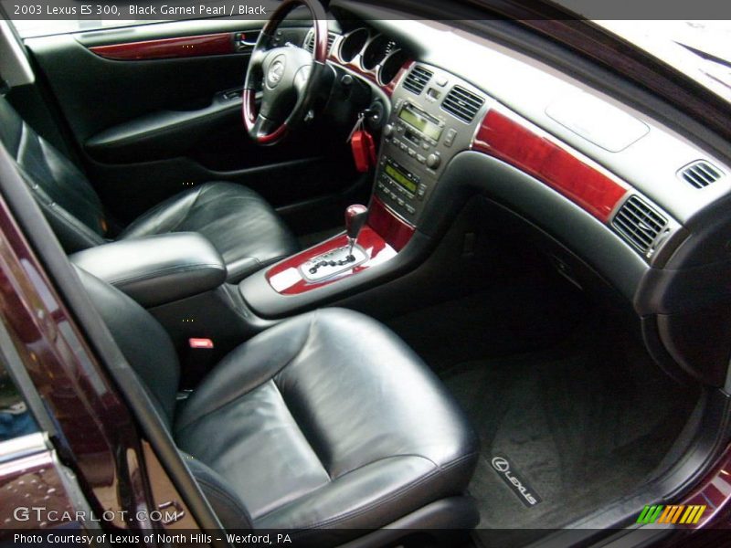 Black Garnet Pearl / Black 2003 Lexus ES 300