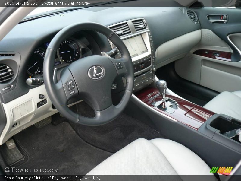 Crystal White / Sterling Gray 2006 Lexus IS 350