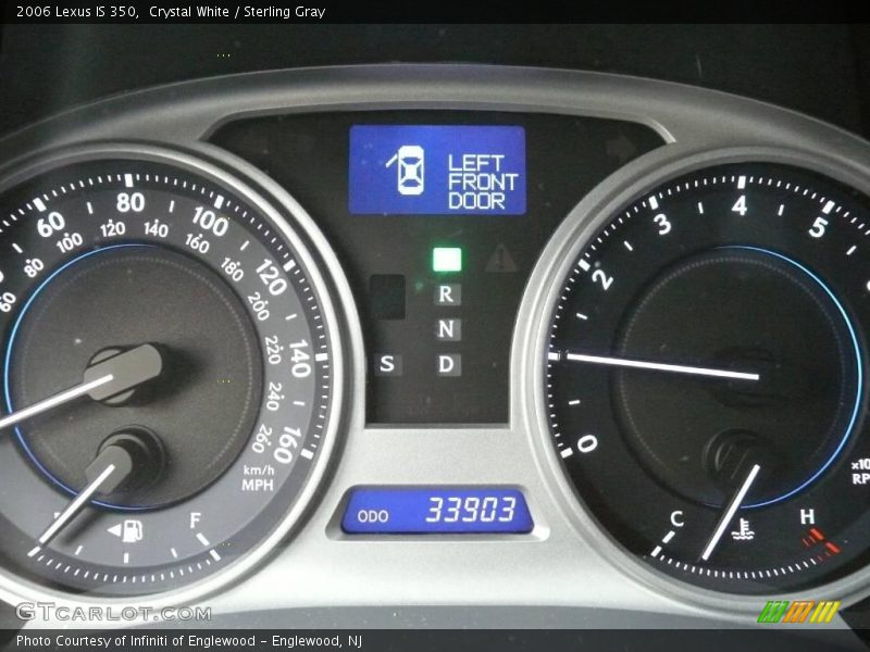Crystal White / Sterling Gray 2006 Lexus IS 350