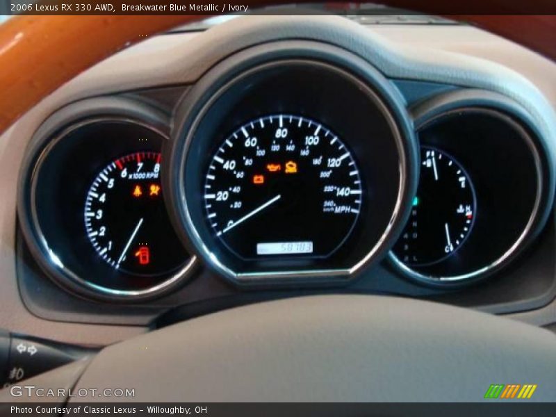 Breakwater Blue Metallic / Ivory 2006 Lexus RX 330 AWD